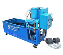 Custom oil and water separator with centrifuge