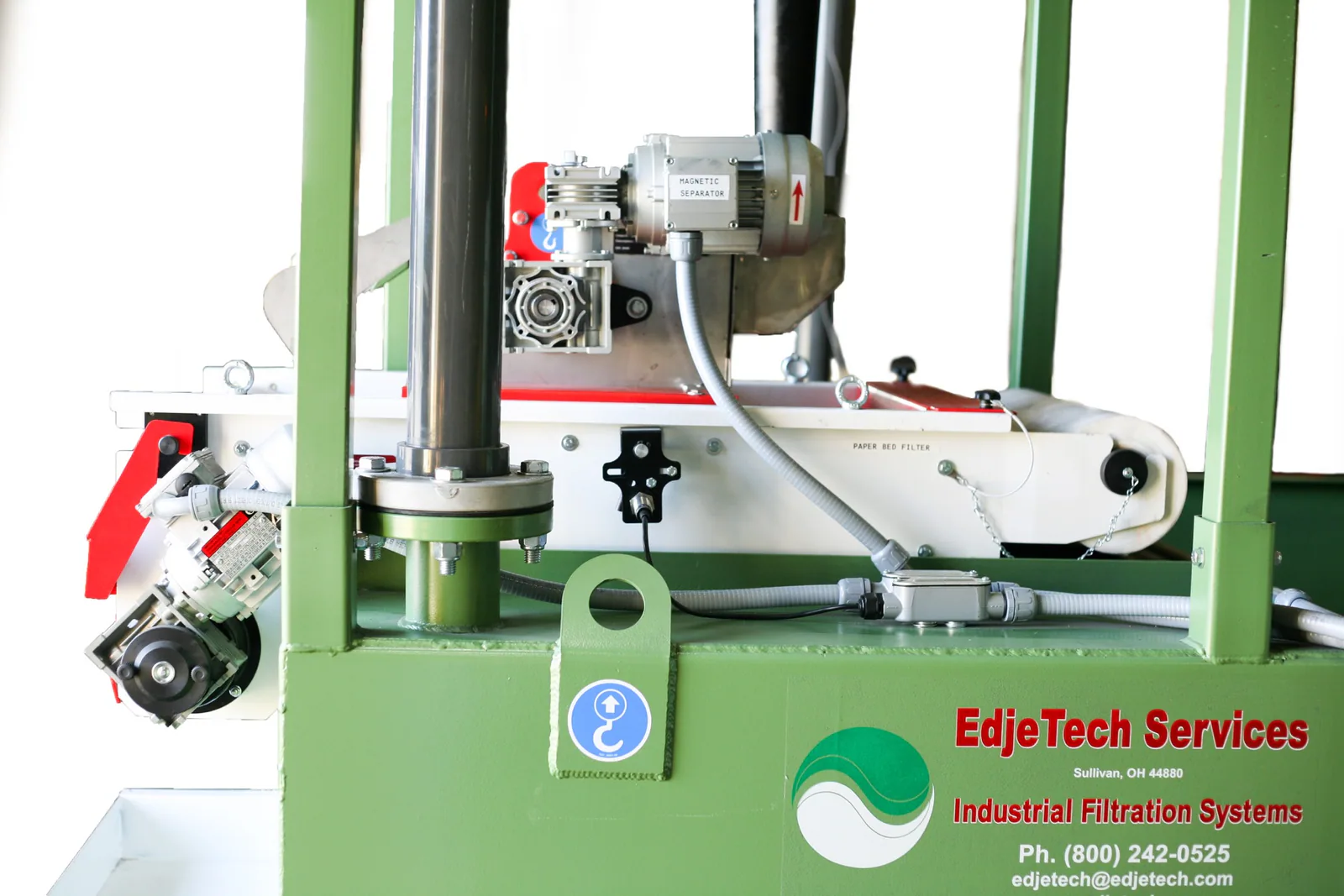 TMCRS paper bed filter and magnetic separator equipment